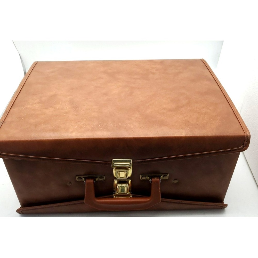 Service Mfg Co 60 Cassette Tape Holder 2-Sided Travel Case Vintage